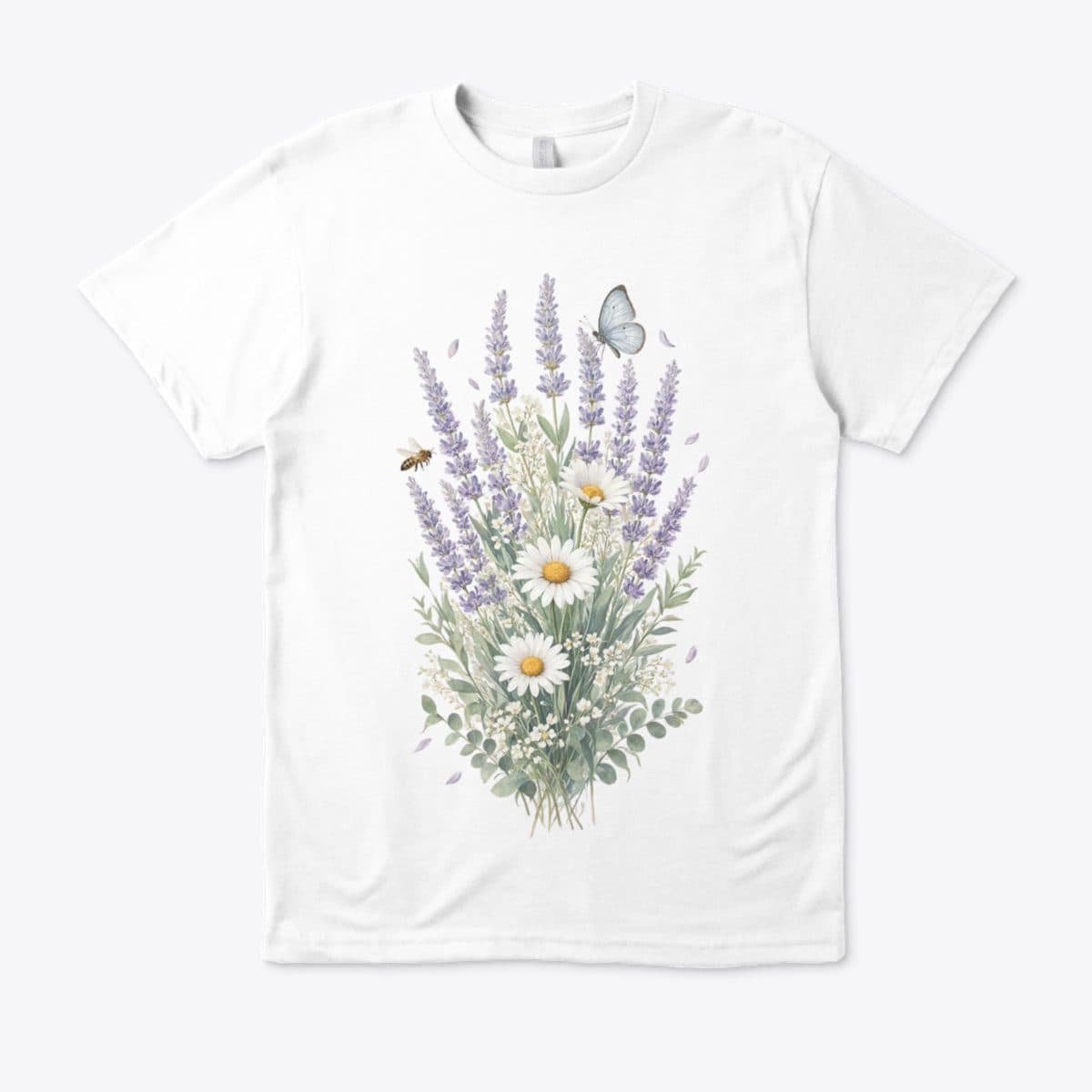 Lavender Breeze – تيشيرت من القطن البريميوم