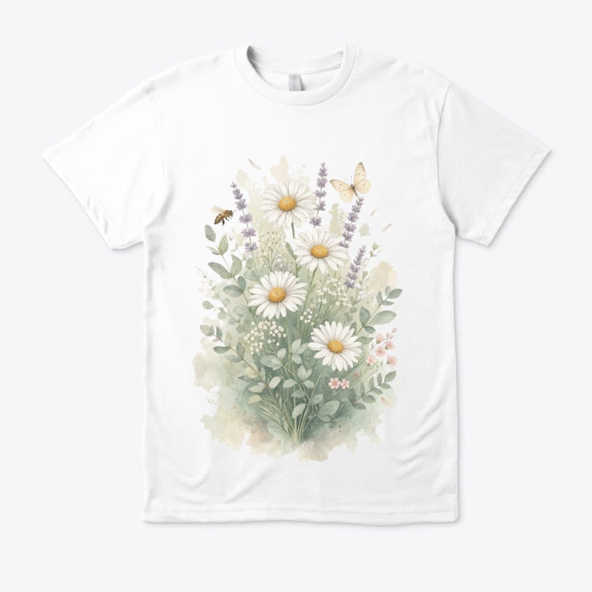 Cottage Garden Botanical – تيشيرت من القطن البريميوم