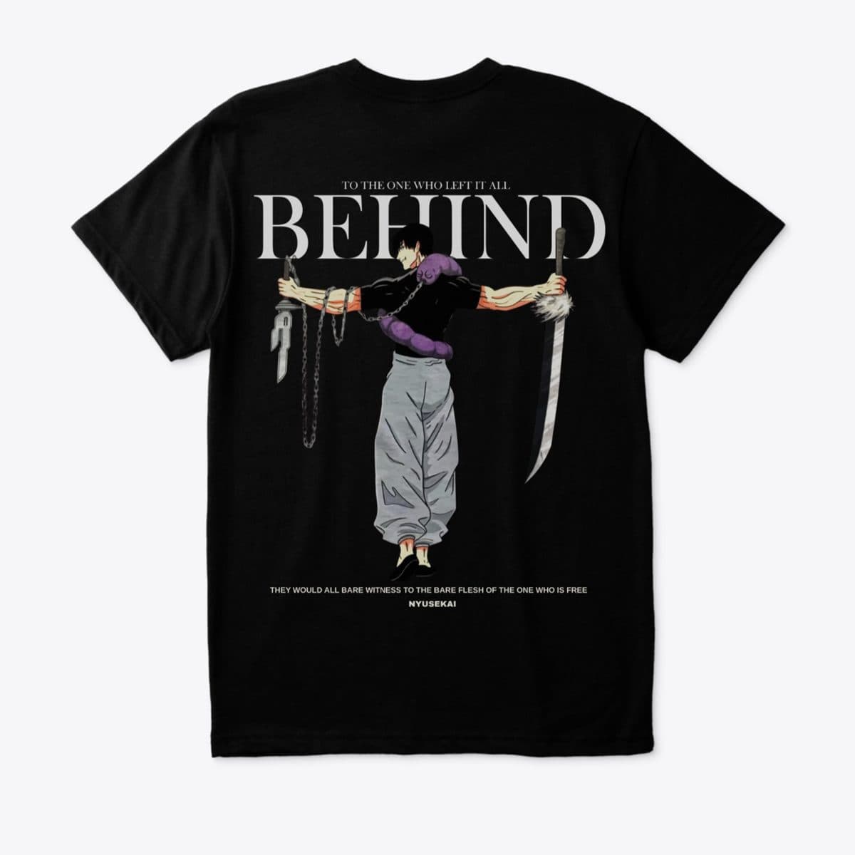 Toji "Behind" Premium Cotton Anime T-Shirt