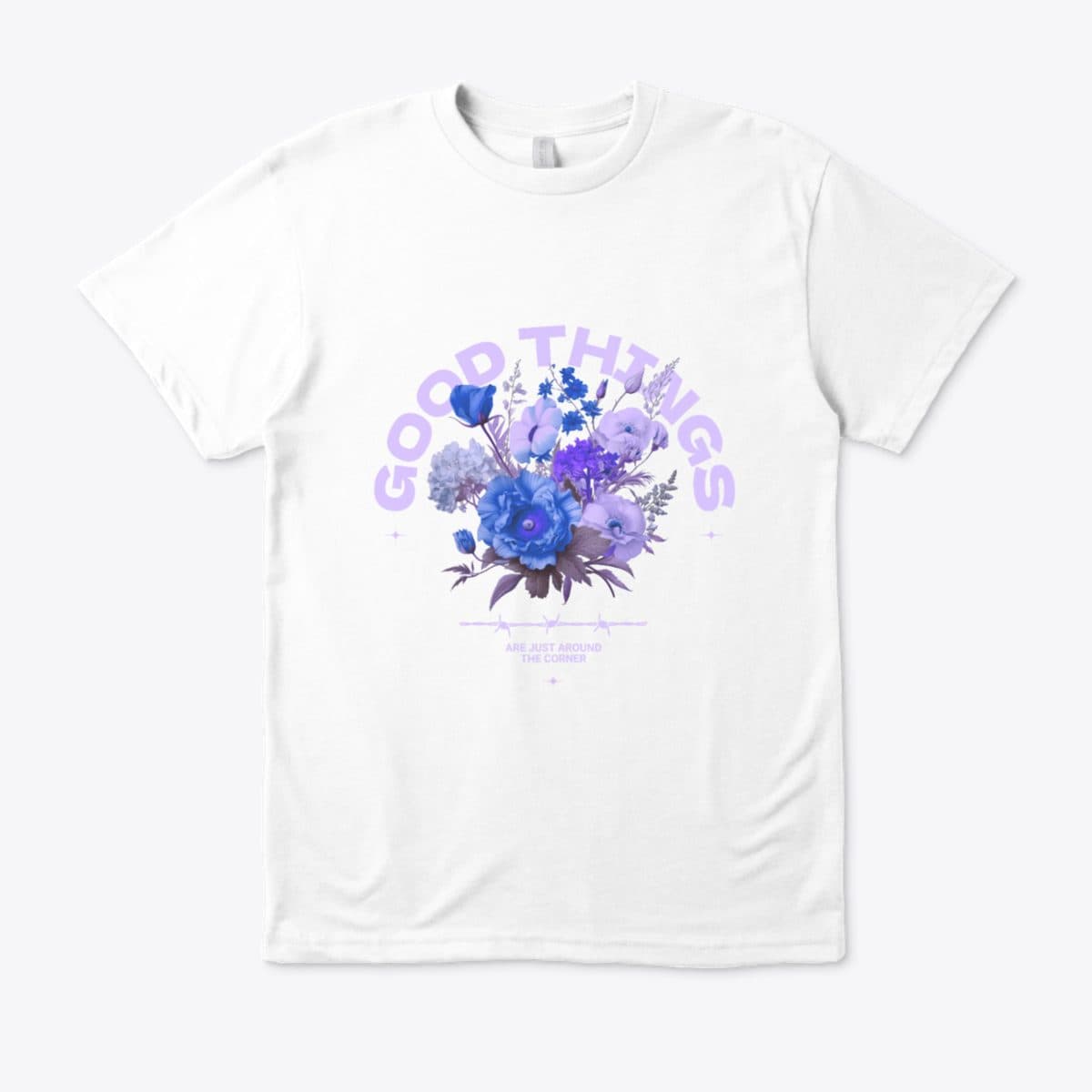 Good Things Flowers Premium Cotton T-Shirt